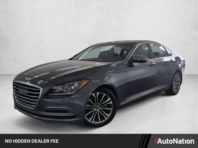 Empire State Gray 2015 Hyundai Genesis Sedan Rear-Wheel Drive Automatic