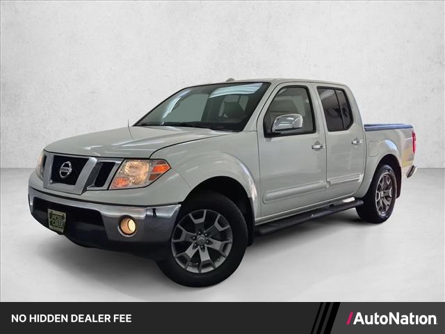 Glacier White 2018 Nissan Frontier Pickup Truck Four-Wheel Drive Automatic