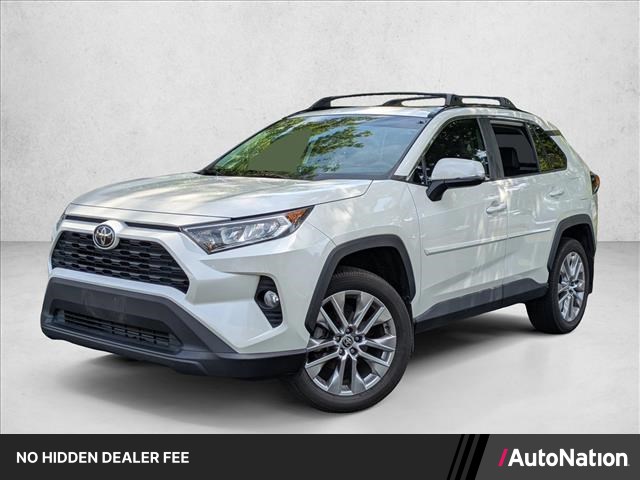 White (Blizzard Pearl) 2021 Toyota RAV4 SUV / Crossover All-Wheel Drive Automatic