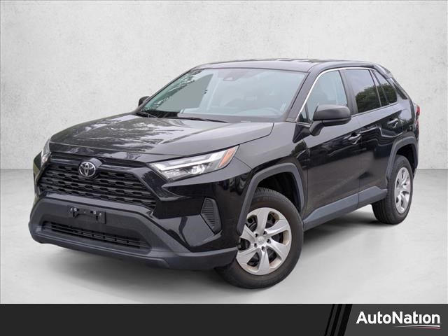 Midnight Black Metallic 2023 Toyota RAV4 LE AWD SUV / Crossover All-Wheel Drive Automatic
