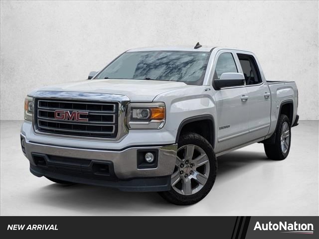 Summit White 2015 GMC Sierra 1500 SLE Crew Cab Pickup Truck 4X2 6-Speed Automatic