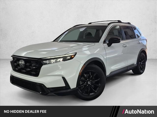 Platinum White Pearl 2024 Honda CR-V Hybrid SUV / Crossover Front-Wheel Drive Automatic