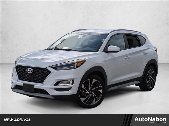 White Pearl 2019 Hyundai Tucson Sport FWD SUV / Crossover Front-Wheel Drive 6-Speed Automatic