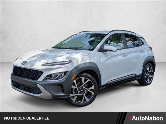 Lunar White 2022 Hyundai Kona SUV / Crossover Front-Wheel Drive Automatic