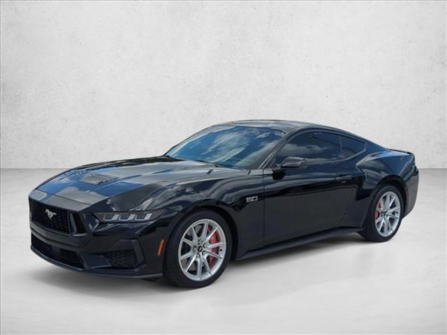 Shadow Black 2024 Ford Mustang Coupe Rear-Wheel Drive 6-Speed Manual