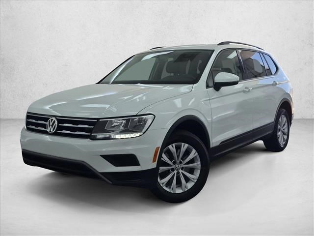 Pure White 2020 Volkswagen Tiguan SUV / Crossover Front-Wheel Drive 8-Speed Automatic