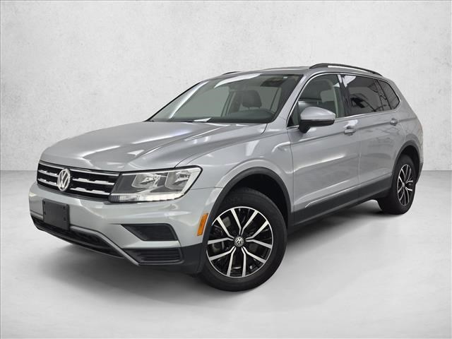 Pyrite Silver Metallic 2021 Volkswagen Tiguan SUV / Crossover All-Wheel Drive 8-Speed Automatic