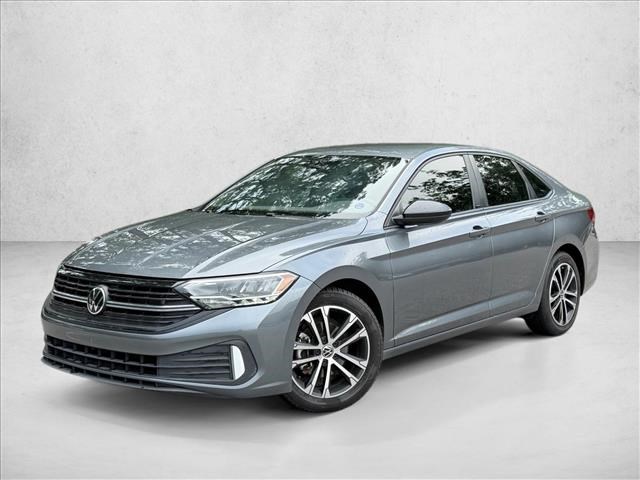 Platinum Gray Metallic 2024 Volkswagen Jetta Sedan Front-Wheel Drive 8-Speed Automatic