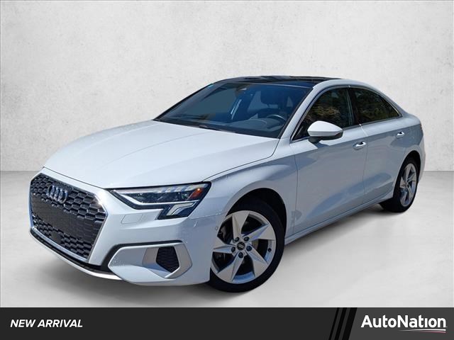 Ibis White 2022 Audi A3 40 TFSI Premium Plus FWD Sedan Front-Wheel Drive 7-Speed Automatic