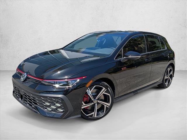 Mythos Black Metallic 2026 Volkswagen Golf GTI SE FWD Hatchback Front-Wheel Drive Automatic