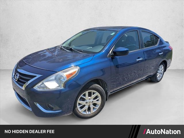 Deep Blue Pearl 2018 Nissan Versa SV Sedan Front-Wheel Drive Automatic