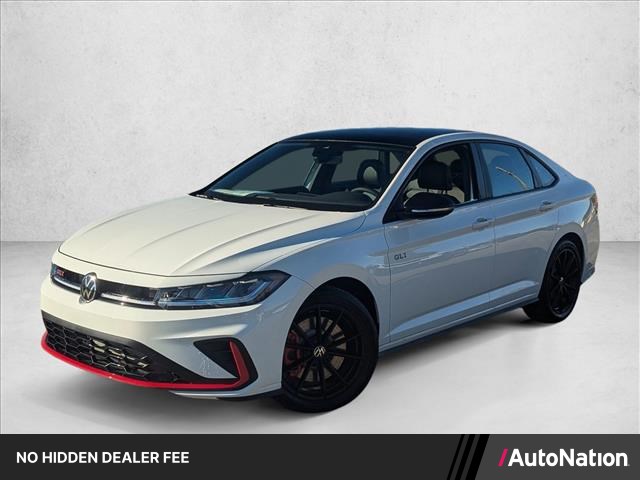 Pure White w/Deep Black Roof 2026 Volkswagen Jetta GLI Autobahn FWD Sedan Front-Wheel Drive 6-Speed Manual
