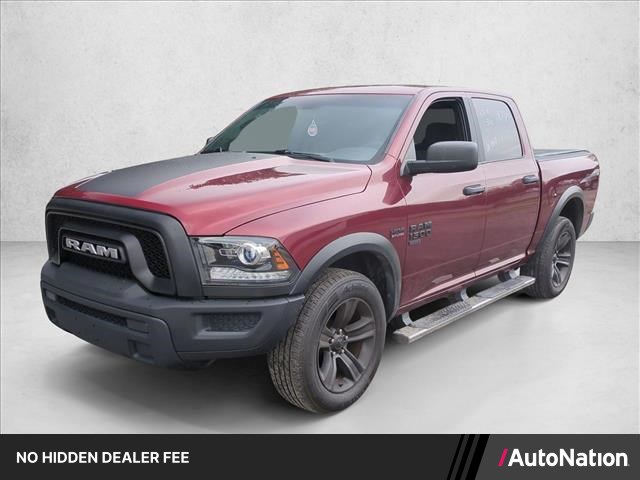 Delmonico Red Pearlcoat 2021 RAM 1500 Classic Warlock Crew Cab 4WD Pickup Truck Four-Wheel Drive 8-Speed Automatic
