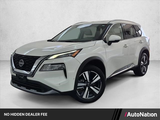 Pearl White Tricoat 2023 Nissan Rogue SUV / Crossover All-Wheel Drive Automatic