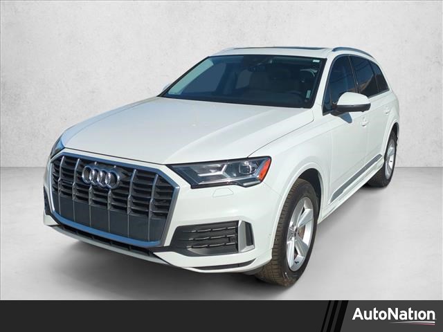 Carrara White 2021 Audi Q7 quattro Premium 45 TFSI SUV / Crossover All-Wheel Drive Automatic
