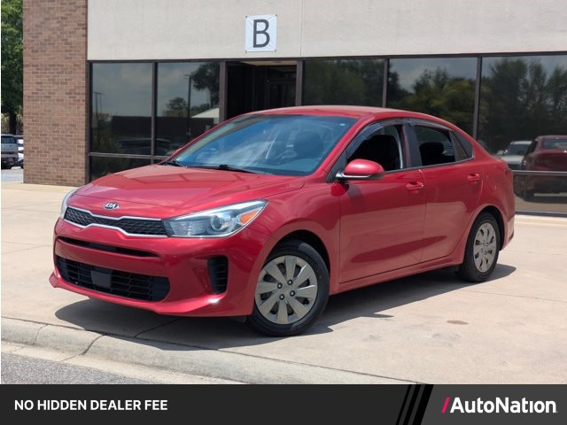 Currant Red 2020 Kia Rio Sedan Front-Wheel Drive Automatic