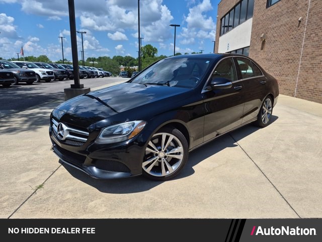 Black 2015 Mercedes-Benz C-Class Sedan Rear-Wheel Drive Automatic