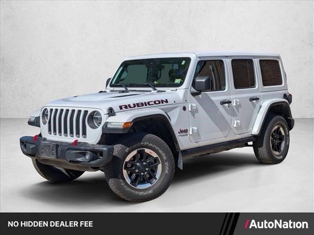 Bright White Clearcoat 2021 Jeep Wrangler Unlimited Rubicon 4WD SUV / Crossover Four-Wheel Drive 8-Speed Automatic