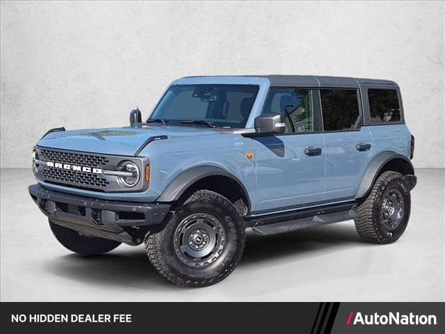 Blue (Azure Gray Metallic Tri-Coat) 2024 Ford Bronco SUV / Crossover Four-Wheel Drive Automatic