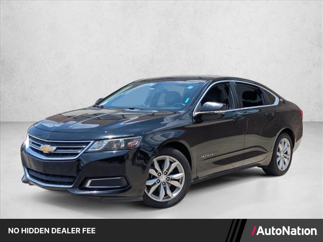 Black 2017 Chevrolet Impala Sedan Front-Wheel Drive 6-Speed Automatic