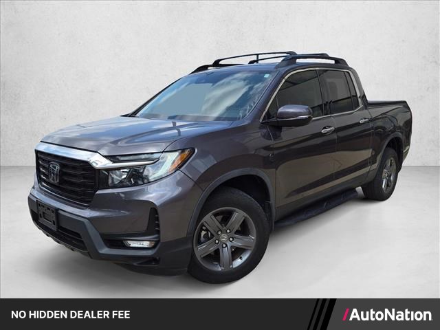 Silver/Gray 2022 Honda Ridgeline Pickup Truck All-Wheel Drive 6-Speed Automatic