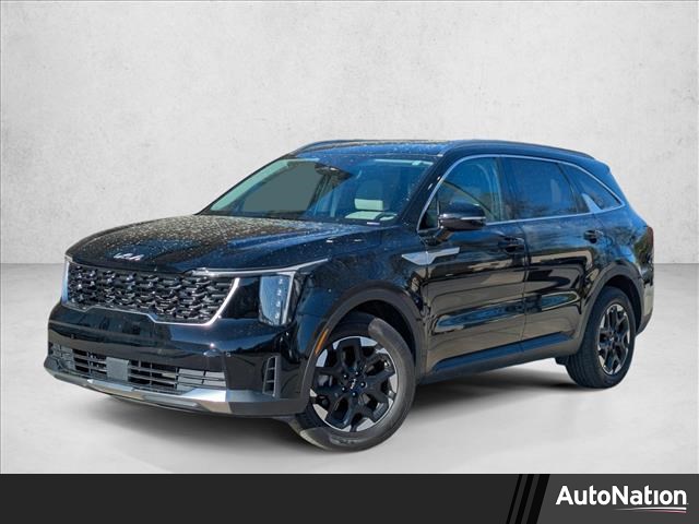 Ebony Black 2025 Kia Sorento S FWD SUV / Crossover Front-Wheel Drive Automatic