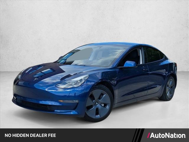 Pearl White Multi-Coat 2022 Tesla Model 3 Sedan All-Wheel Drive Automatic