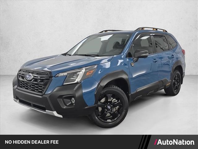 Geyser Blue 2024 Subaru Forester SUV / Crossover All-Wheel Drive Automatic