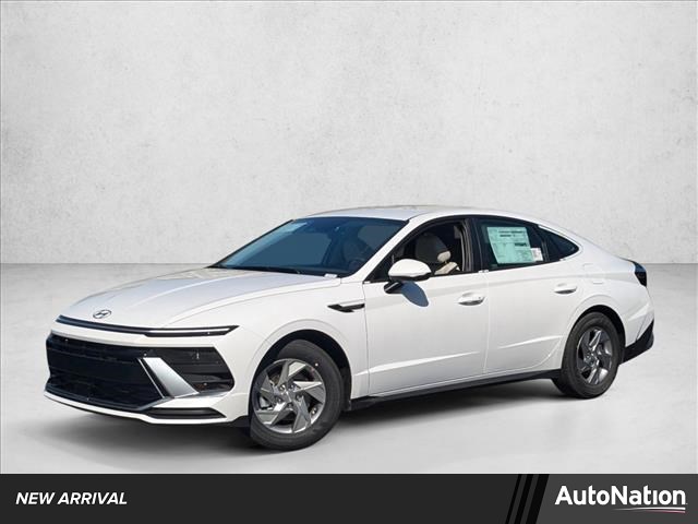 Serenity White 2025 Hyundai Sonata SE FWD Sedan Front-Wheel Drive Automatic