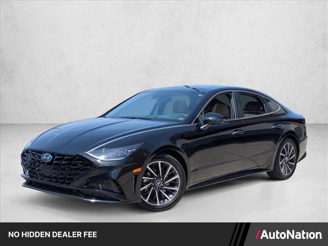 Onyx Black 2023 Hyundai Sonata Sedan Front-Wheel Drive Automatic