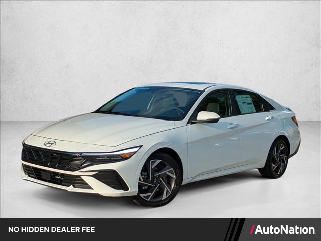 Serenity White 2026 Hyundai Elantra Sedan Front-Wheel Drive Automatic