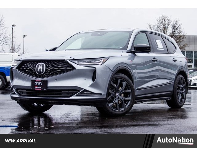 Lunar Silver Metallic 2022 Acura MDX SH-AWD with A-SPEC Package SUV / Crossover All-Wheel Drive Automatic