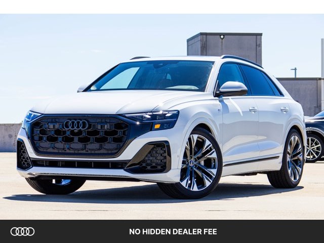 Glacier White Metallic 2026 Audi Q8 SUV / Crossover All-Wheel Drive Automatic