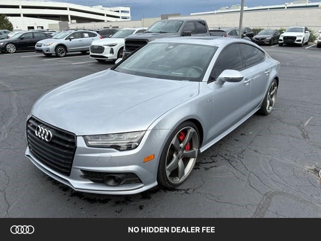 Silver 2018 Audi S7 Sedan All-Wheel Drive Automatic