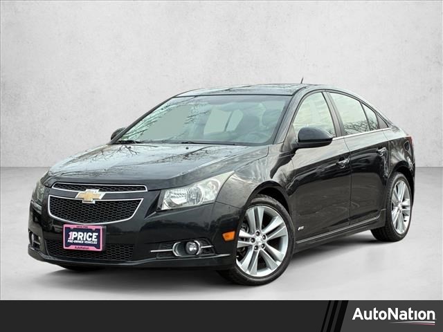 Black Granite Metallic 2012 Chevrolet Cruze LTZ Sedan FWD Sedan Front-Wheel Drive 6-Speed Automatic