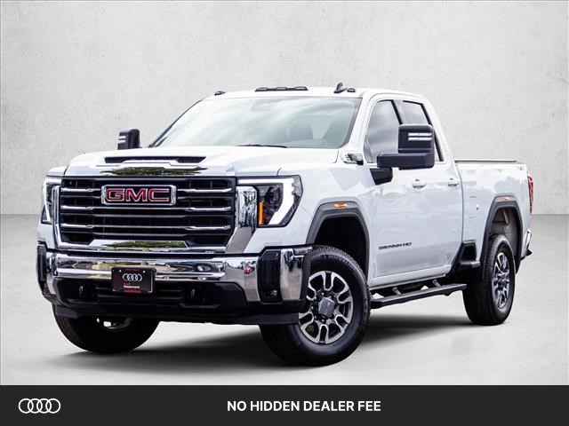 Summit White 2025 GMC Sierra 2500HD Pickup Truck Four-Wheel Drive Automatic