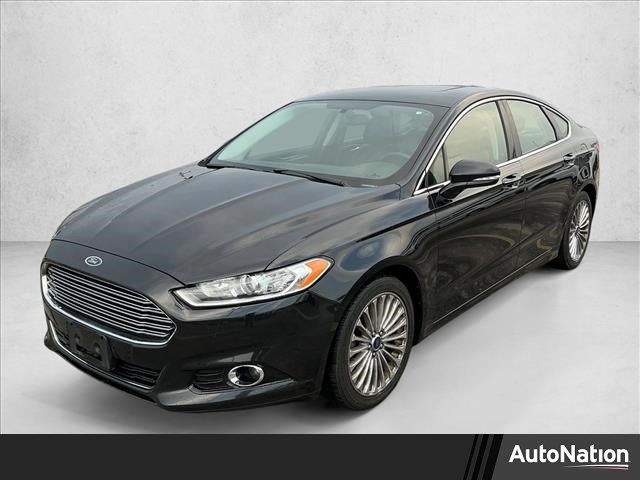Tuxedo Black 2015 Ford Fusion Titanium Sedan Front-Wheel Drive 6-Speed Automatic