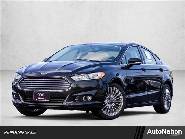 Tuxedo Black 2015 Ford Fusion Titanium Sedan Front-Wheel Drive 6-Speed Automatic