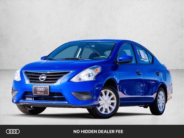 Metallic Blue 2017 Nissan Versa Sedan Front-Wheel Drive Automatic