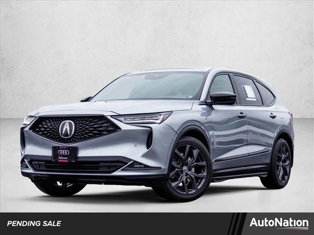 Lunar Silver Metallic 2022 Acura MDX SH-AWD with A-SPEC Package SUV / Crossover All-Wheel Drive Automatic
