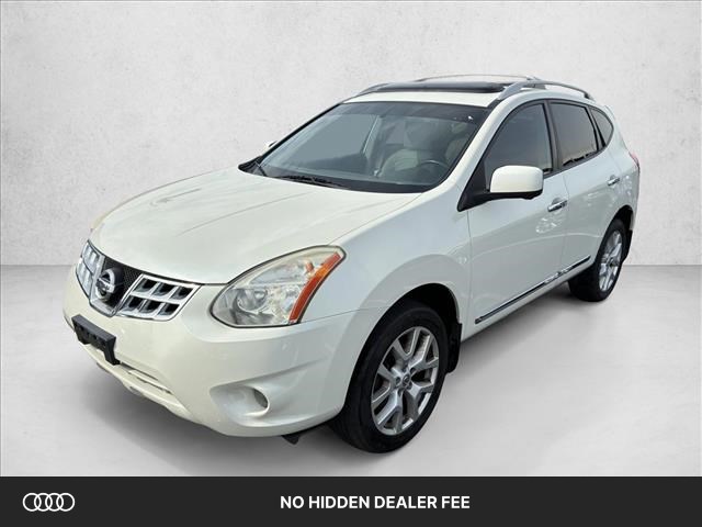 Pearl White 2013 Nissan Rogue SUV / Crossover All-Wheel Drive Automatic