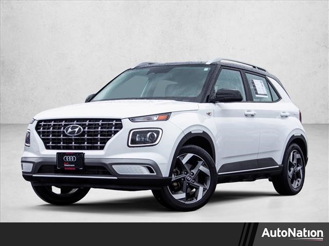 Lunar White 2023 Hyundai Venue Limited FWD SUV / Crossover Front-Wheel Drive Automatic