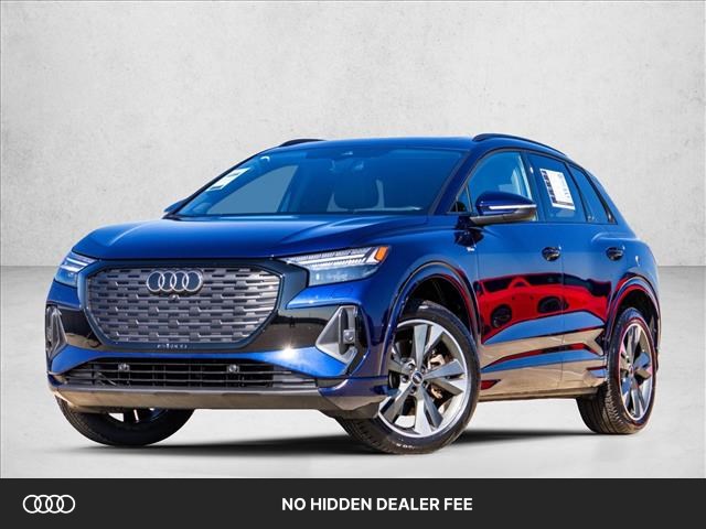 Navarra Blue Metallic 2023 Audi Q4 e-tron SUV / Crossover All-Wheel Drive 1-Speed Automatic
