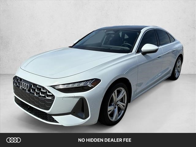 Glacier White Metallic 2025 Audi A5 quattro Premium Plus Sedan Sedan All-Wheel Drive Automatic