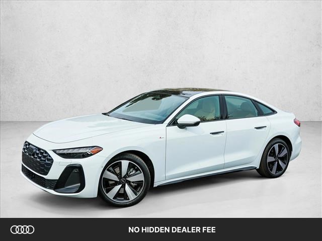 Glacier White Metallic 2026 Audi A5 Sedan All-Wheel Drive Automatic