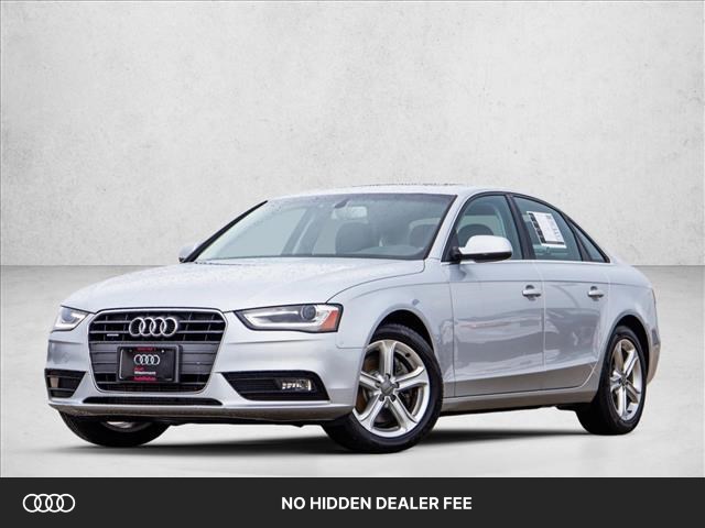 Ice Silver Metallic 2013 Audi A4 2.0T quattro Premium AWD Sedan All-Wheel Drive 8-Speed Automatic