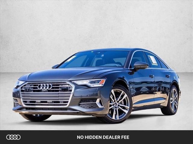 Manhattan Gray Metallic 2023 Audi A6 Sedan All-Wheel Drive Automatic