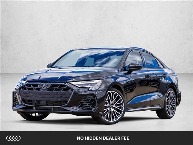 Mythos Black Metallic 2026 Audi S3 Sedan All-Wheel Drive Automatic