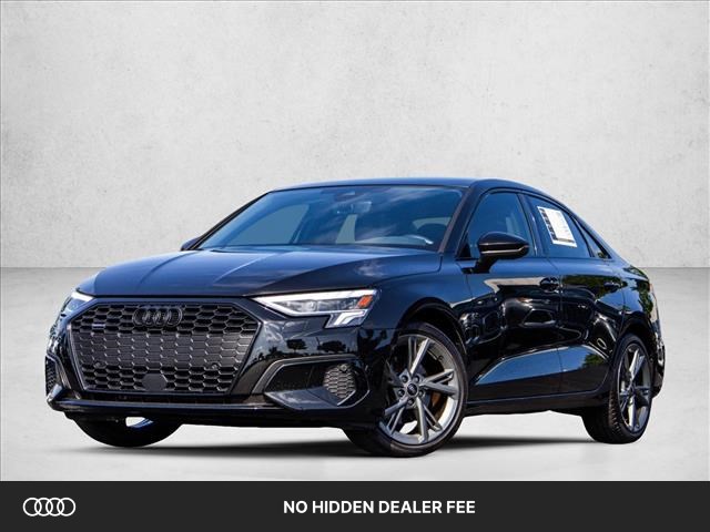 Mythos Black Metallic 2024 Audi A3 40 TFSI quattro Premium Plus AWD Sedan All-Wheel Drive Automatic