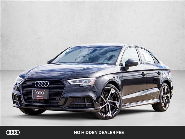 Mythos Black Metallic 2020 Audi A3 Sedan All-Wheel Drive Automatic